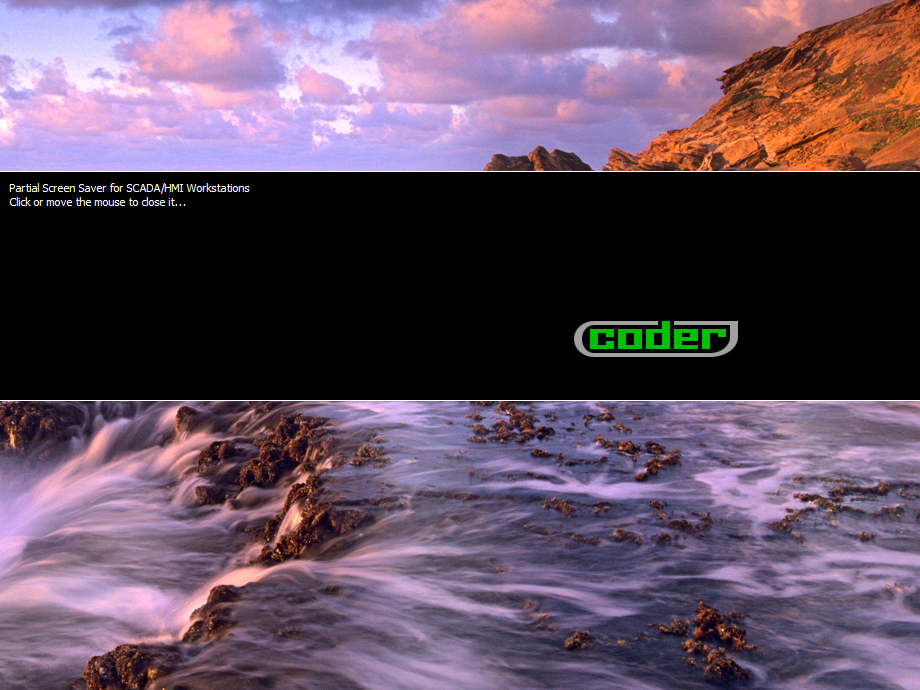 Screenshot of SCADA/HMI Workstation Screen Saver